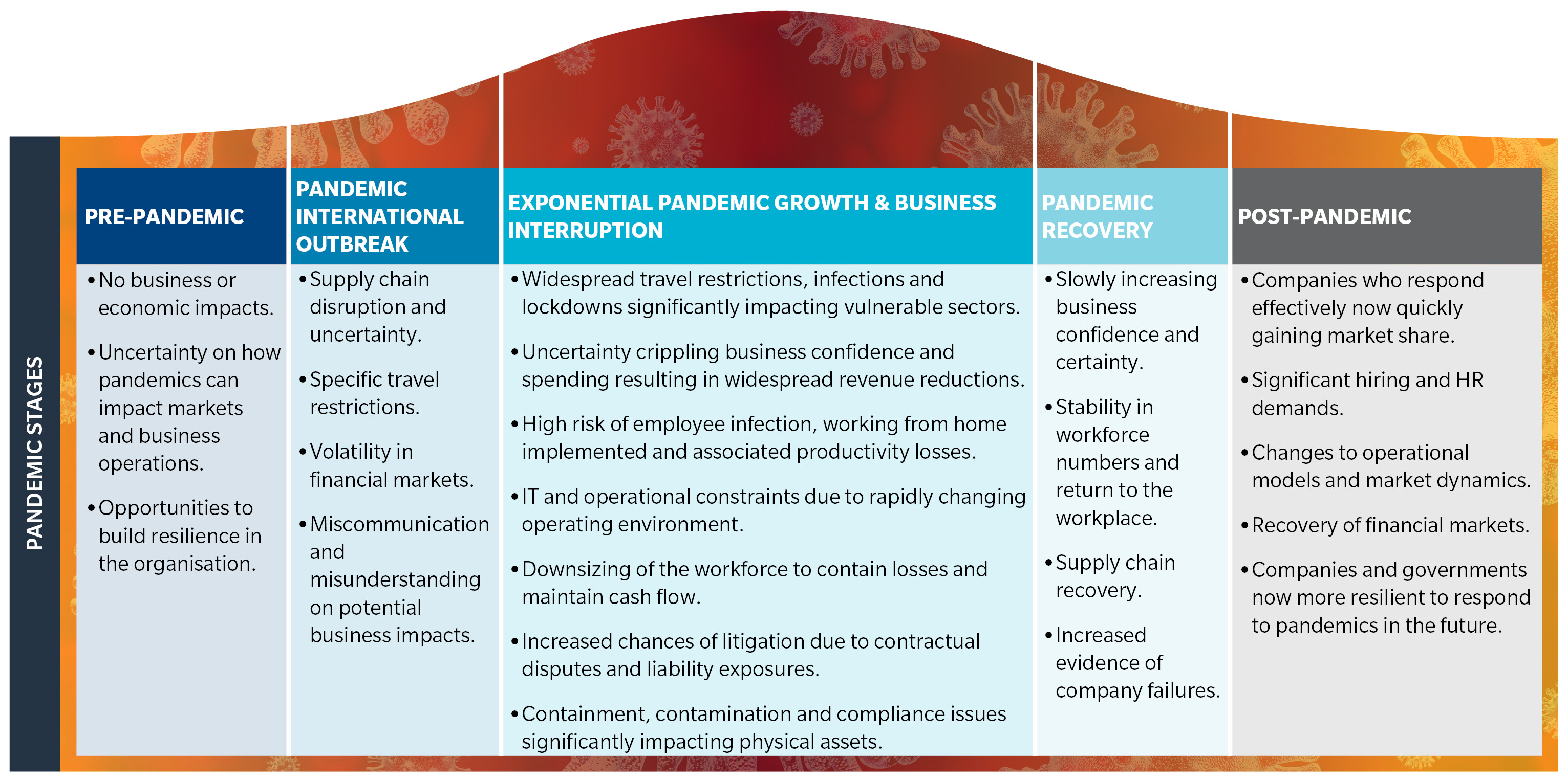 Understanding the pandemic lifecycle